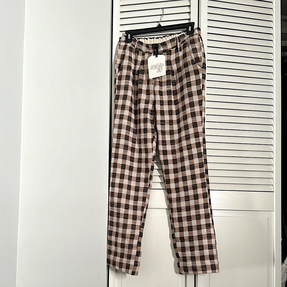 Gingham Pants